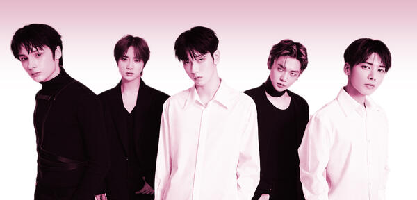A photo of Tomorrow by Together's members.
